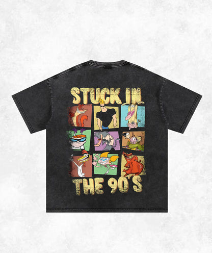 Stuck in the 90s Cartoon