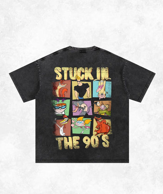 Stuck in the 90s Cartoon