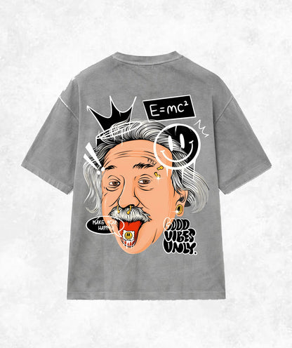 The 'Good Vibes Only' Einstein Tee