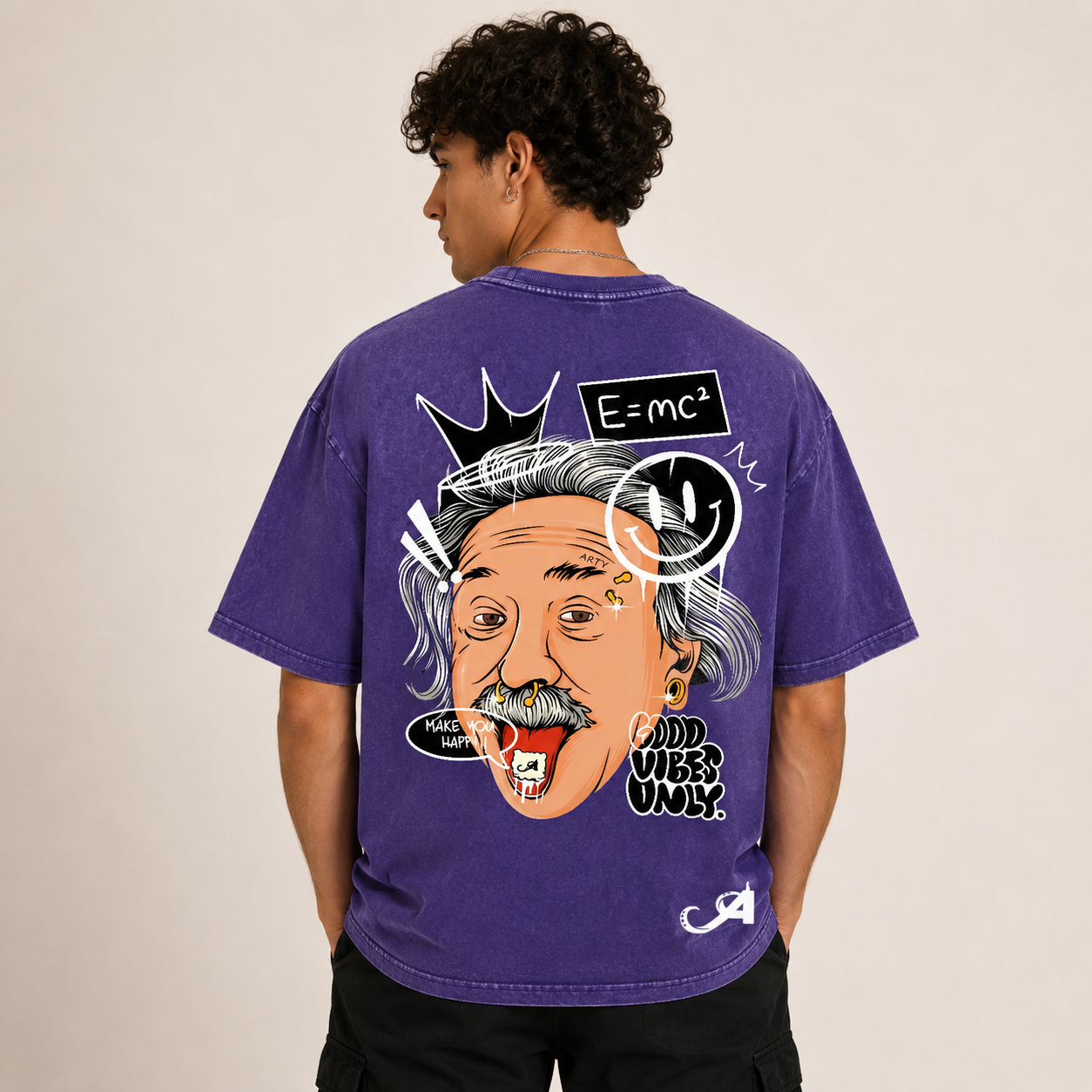 Einstein Good Vibes  Tee