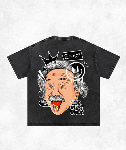 The 'Good Vibes Only' Einstein Tee